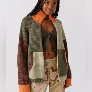 BDG Keiran Open-Front Cardigan